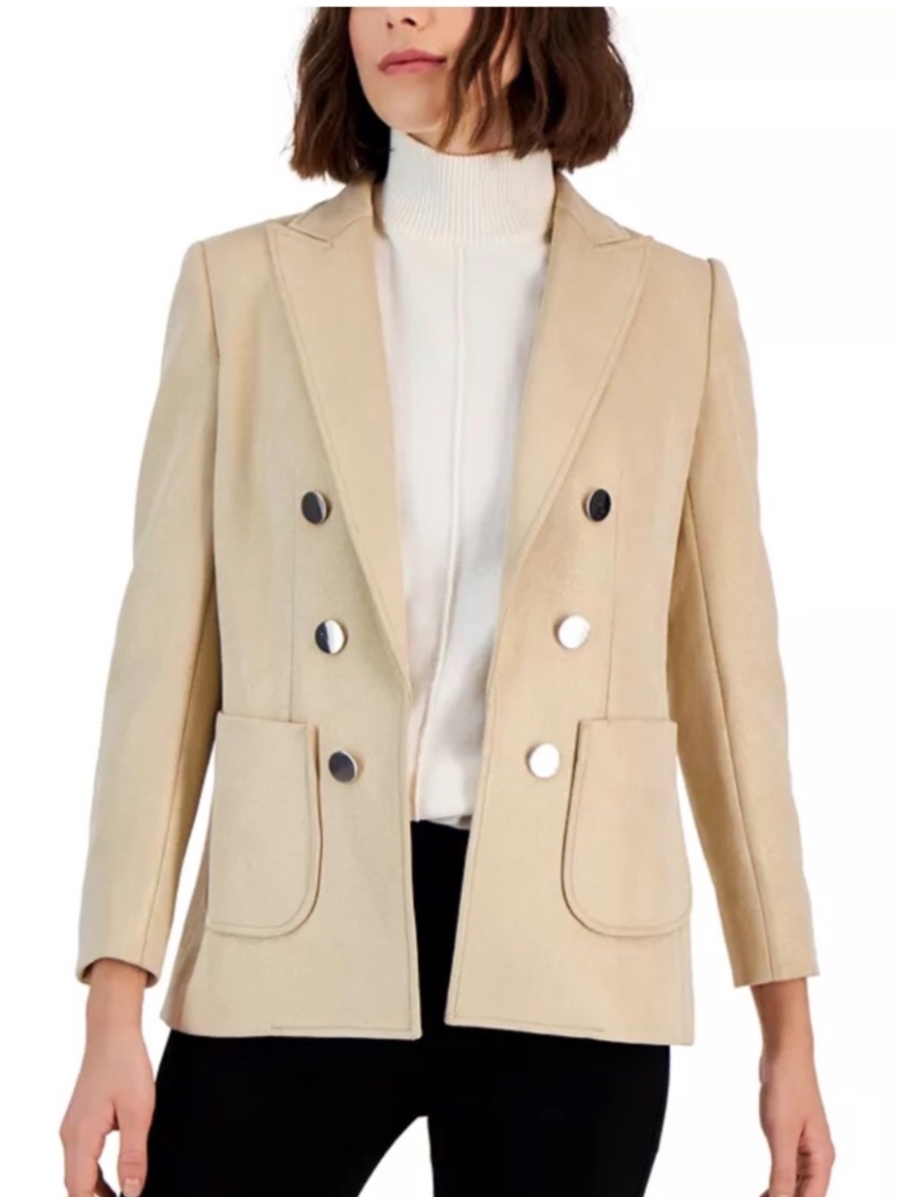 Like NEW Anne Klein Scuba Suede Jacket
